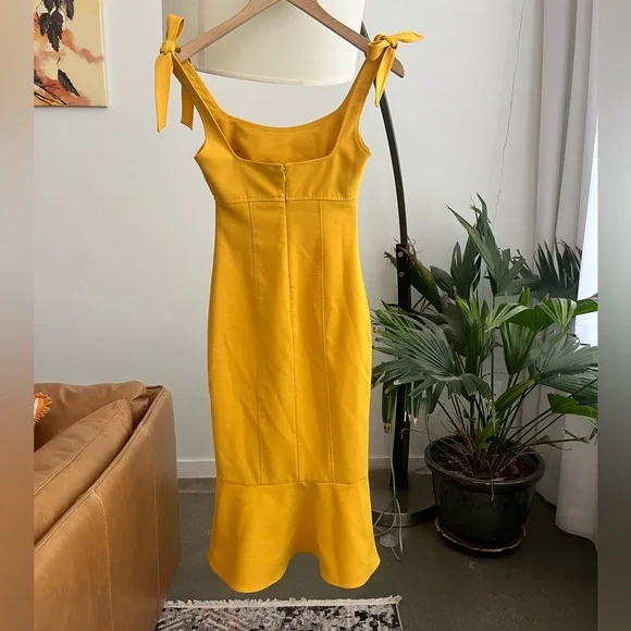 LIKELY Ellery Fluted Hem Midi Dress - Picture 3 of 5
